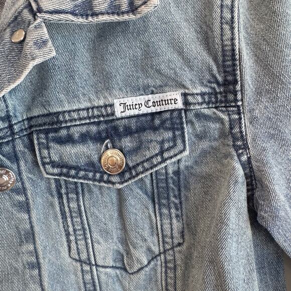 Juicy Couture Light Blue Denim Jacket - Picture 3 of 6